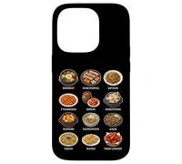 Korean Food Lover Bibimbap Kimchi Tteokbokki Dishes Case for iPhone 14 Pro