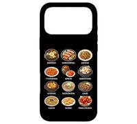 Korean Food Lover Bibimbap Kimchi Tteokbokki Dishes Case for iPhone 17 Pro Max
