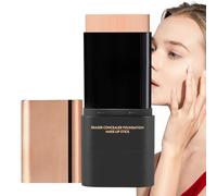 Korean Foundation Stick - Long-lasting, Double-ended Foundation Stick With Brush, Multi-purpose Natural Concealer | Full Coverage Face Makeup Foundatioon For Thanksgiving, Christmas, Party