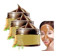Korean Ginseng Peel off Face Mask,Ginseng Face Mask, Ginseng Mask Anti Aging for Face, Peel off Face Masks,Natural Herbal Ginseng Face Mask, For All Skin Types (3Pcs)