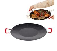 Korean Grill Pan | Camping Stove Grill BBQ Pan | Indoor Korean Grill, Non-Stick Handle Korean Barbecue Grill, BBQ Grill Plate for Home
