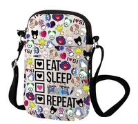 Korean Group ELF Fan Gift ELF Sapphire Blue K-Pop Accessory K-Pop Fandom Crossbody Bag Music Lover Gift (Super J)