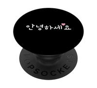 Korean Hello Annyeong-Haseyo for K-Pop Fanatics PopSockets Adhesive PopGrip
