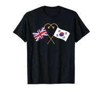 Korean Heritage UK Korean British South Korea Flag T-Shirt
