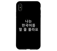 Korean Humor I Don't Speak Korean Funny Phrase Case for iPhone XS Max
