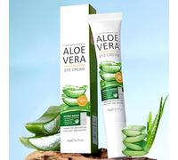 Korean Hydrating Eye Cream with 98% Aloe Vera - Instant Brightening & Moisturizing Under Eye Treatment for Tightening and Hydration - Aloe Vera Eye Moisturizer