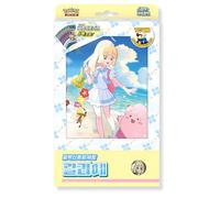 Korean Journey Together Battle Partners Lillie Binder Collection Box | That Chunky Yellow Mouse Authenticated | Journey Together Pokemon | Korean Pokémon Cards | 6x Battle Partners Booster Packs