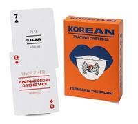 Korean Lingo Playing Cards | Travel Flashcards | Learn Korean Vocabulary in A Fun & Easy Way | 52 Essential Translations