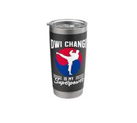 Korean Martial Arts Korean Karate Tang Soo Do Black Belt Stainless Steel Insulated Tumbler