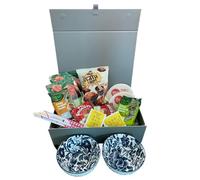 Korean Meal Hamper for Two | Rice & Kimchi Bowl Gift Set | Seaweed, Snacks, Choco Pie