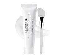 Korean Milky Glow Collagen Duo Mask, Bio Collagen Wrapping Peel off Face Masks Skincare, Collagen Face Mask, Hydrating and Brightening, Improves Elasticity Pumps Saggy Skin, Korean Skincare (1PC)