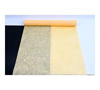 Korean Mulberry Paper HanJi Natural Fiber Texture Gift Wrapping Packaging Decorative Wallpaper UnYong-Ji Roll Light Orange 54Cm x 20m (21.3 x 787.4 Inches)