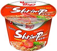 Korean Nong Shim Shrimp Flavour Noodle Big Bowl - 16 Bowls x 115g