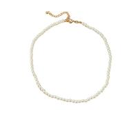 Korean Pearl Necklace for Women Simple Beads Single Layer Choker Clavicle Chain Necklaces Jewelry for GirlsDurability