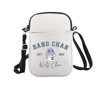 Korean Pop Gift K-Pop Group Merch Kpop Boys Group Est 1997 Wolf Chan Crossbody Bag K-Pop Music Lover Gift (1997Wolf CR EU)