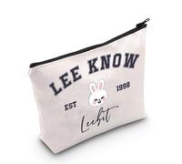 Korean Pop Gift K-Pop Group Merch Kpop Boys Group Est 1998 Leebit Makeup Bag K-Pop Music Lover Gift (Leebit Bag EU)