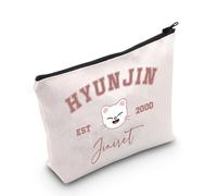 Korean Pop Gift K-Pop Group Merch Kpop Boys Group Est 2000 Jiniret Makeup Bag K-Pop Music Lover Gift (Jiniret Bag EU)