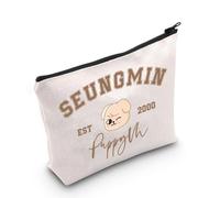Korean Pop Gift K-Pop Group Merch Kpop Boys Group Est 2000 PuppyM Makeup Bag K-Pop Music Lover Gift (PuppyM Bag EU)