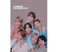Korean Pop Group, 2026 Calendar, A3, Wirobound, Full Colour, Free Pack of Calendar Stickers.