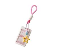 Korean Popular Music Photocard Holder With Keychain Lovely Photo Card Sleeve Banks Credit Protector Id Cards Protector
