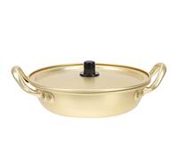 Korean Ramen Cooking Pot Korean Ramen Noodle Pot with Lid Korean Noodle Cooker with Handles Fast Heating for Kitchen Cookware 18cm