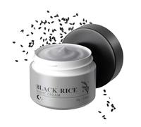 Korean Rice Moisturizing Cream - Black Rice Night Cream, With 48 Hours Fermented Rice Water & Rice Ceramide Extract, Firms, Lifts & Hydrates, Night Barrier Care,For All Skin Types-1.06 Fl. Oz.