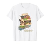 Korean Roots Map - Seoul Busan South Korea Souvenir Value Graphic T-Shirt, Men, White, M