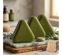 Korean Scalp Revival Bar, Natural Shampoo Bar for Hair Strength & Scalp Care, Solid Hair Soap with Traditional Herbal Extracts, Travel-Friendly Hair Bars for Men & Women (Green, 3PCS)