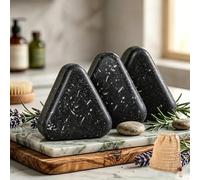 Korean Scalp Revival Bar, Natural Shampoo Bar for Hair Strength & Scalp Care, Solid Hair Soap with Traditional Herbal Extracts, Travel-Friendly Hair Bars for Men & Women (Black, 3PCS)