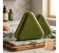 Korean Scalp Revival Bar, Natural Shampoo Bar for Hair Strength & Scalp Care, Solid Hair Soap with Traditional Herbal Extracts, Travel-Friendly Hair Bars for Men & Women (Green, 2PCS)