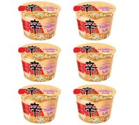 Korean Shin Ramyun Toomba BIG Bowl 113g - Spicy & Creamy Stir Fry Noodles 6 Pack / 12 Pack Options | Halal (6, 113g)