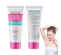 Korean Skin Care, Kojic Acid Skin Cream, Skin Bleaching Cream for Armpit, Knees And Elbows, Elbows, Inner Thigh, Bikini Areas, Underarm Whitening Products Quickly Absorb & Reduce Odor, Smoothing