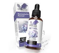 Korean skincare by Saborando | Korean cosmetics retinol serum high dose + hyaluronic acid + vitamin C | effective against wrinkles, anti-ageing and pores reduced in one product