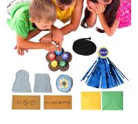 Korean Stones, Set of 6 Pieces for Traditional Korean Play | Traditional Jebichagi Toy for Coordination Training Hand Eye with Stones for Travel and