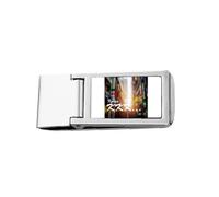Korean Street Onomatopoeia Haha Slim Money Clip Stainless Holder Pocket Wallet