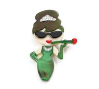 Korean-Style Acrylic Corsage Brooches for Girls - Versatile High-End Clothing Decoration Accessories(4)