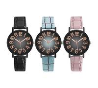 Korean Style Analog Watch for Women | Casual Ladies Watch with Second Hand and Arabic Numerals for Small Wrists
