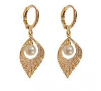 Korean-style aristocratic design, exquisite and niche, temperament and luxury, versatile and popular style earrings