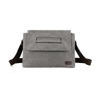 Korean Style Canvas Messenger Bag for Men, Fashion Crossbody Shoulder Satchel with Top Handle and Flap Cover, Large Capacity Lightweight Daily Bag for Work, Travel, or Urban Commuting