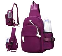 Korean Style Chest Bag - Lightweight Waterproof Travel Pouch Chest Shoulder Bag Waist Pouch | Multifunctional Canvas Shoulder Bags for Outdoor Sports