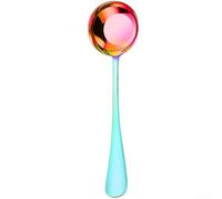 Korean Style Dinner Spoon 18.7cm Silver Mirror Finish(Iridescent)