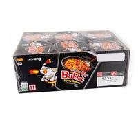 Korean Style Extremely Spicy Hot Chicken Ramen Noodle Cups - Multipack Box of 6 - Halal Certified Fire Noodles for Quick Microwave Asian Lunch (Pack of 1)