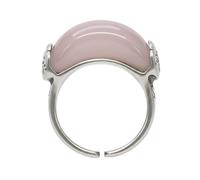 Korean Style Gemstone Hanbok Ring for Women - Adjustable Single Ring Traditional Korean Jewelry, Gift Box Option, Fashion Accessory for Daily & Special Occasions, Resin, No Gemstone