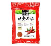 Korean Style Gochugaru Red Spicy Chilli Pepper Flakes Powder (Coarse) for Korean Dishes Cooking, Big Pack 1.36kg