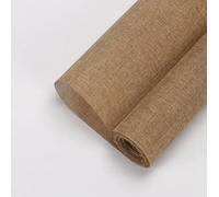 Korean Style Linen Flower Wrapping Paper Roll 48x450cm Vintage Natural Bouquet Packaging DIY Craft Gift Wrap for Valentine Wedding Birthday Party (Coffee)