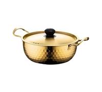 Korean Style Ramen Cooking Pot Stainless Steel Pot Backyard Party Practical Cookware Kitchen Essential Korean Noodle Cookware