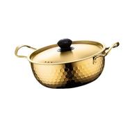 Korean Style Ramen Cooking Pot Stainless Steel Pot Backyard Party Practical Cookware Kitchen Essential Korean Noodle Cookware