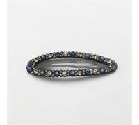 Korean Style Women's Hairpin with Diamond Accents - Fashionable Headdress for Simple Elegance and Bangs Side Clip(Bluegray)