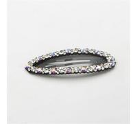 Korean Style Women's Hairpin with Diamond Accents - Fashionable Headdress for Simple Elegance and Bangs Side Clip(Colorfulwhite)