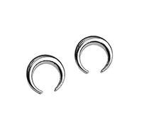 Korean Style Women's New Moon Shaped Open Arc Ear Hoop Sleeper Earrings Jewelry Eco-friendly and Practical